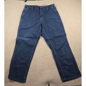 Carhartt Work Jeans Sz 36x30Blue Jeans 382-83 Dungaree Fit Carpenter